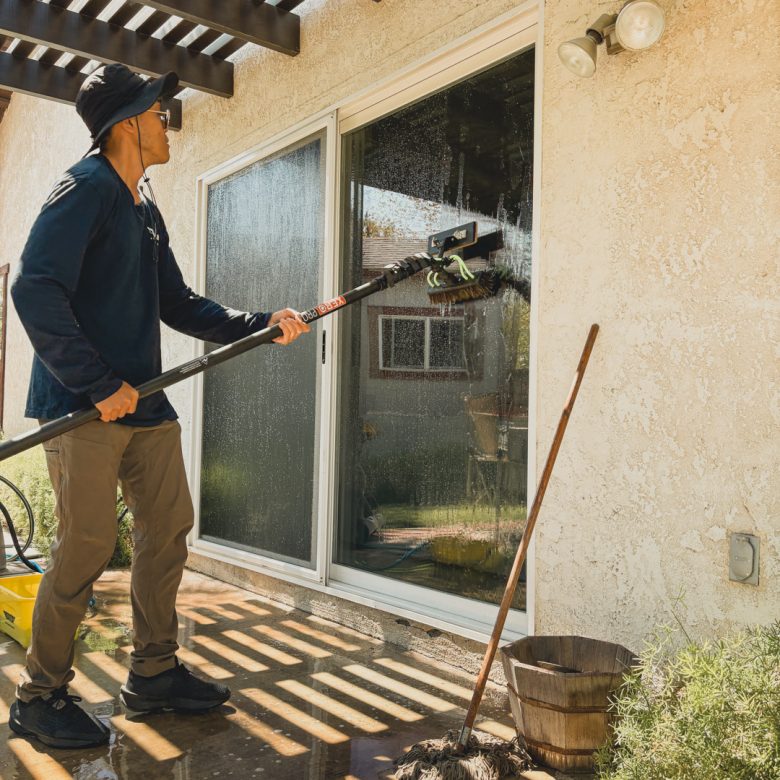 Waterfed Pole Window Cleaning